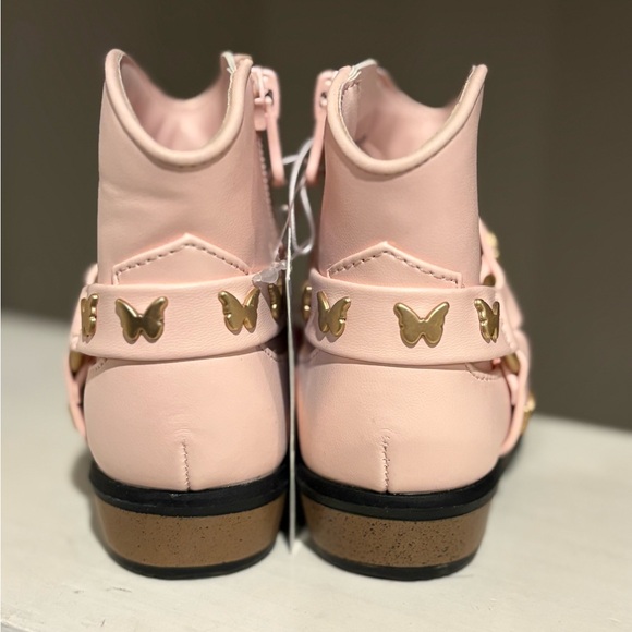 Cat & Jack Gracie Western Cowgirl Boots Toddler Size 6 - Pink/Side-Zip - NEW - Picture 6 of 7